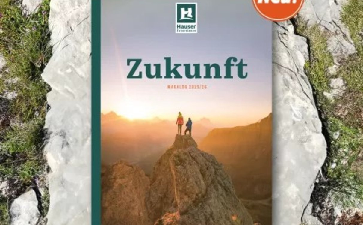 Magalog 2025/26 "Zukunft" von Hauser Exkursionen