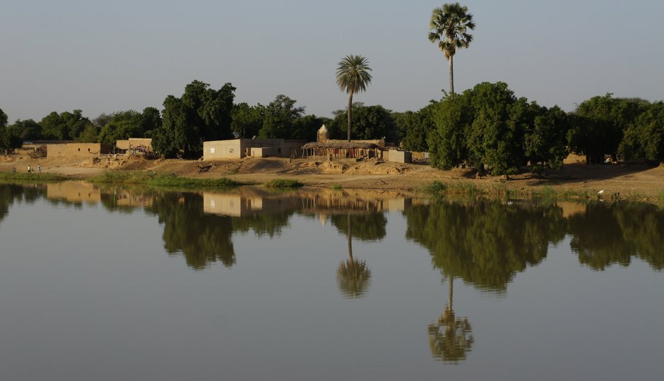Mit der Bou el Mogdad auf dem Senegal River